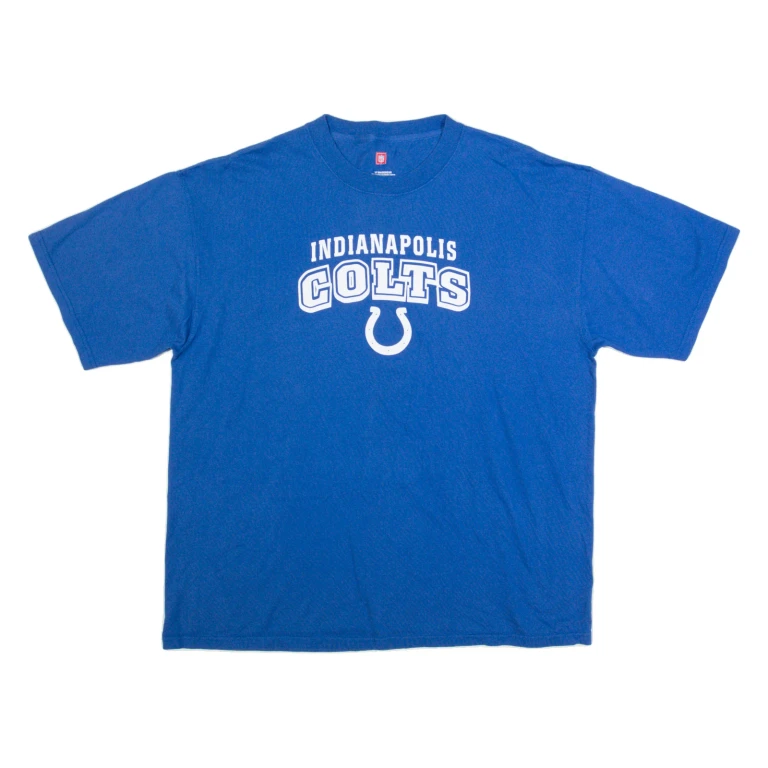 NFL Indianapolis Colts Mens T-Shirt Blue USA XL