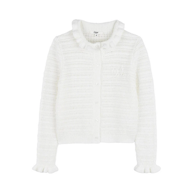 Chloe' Cardigan - Blanc (C21234117)