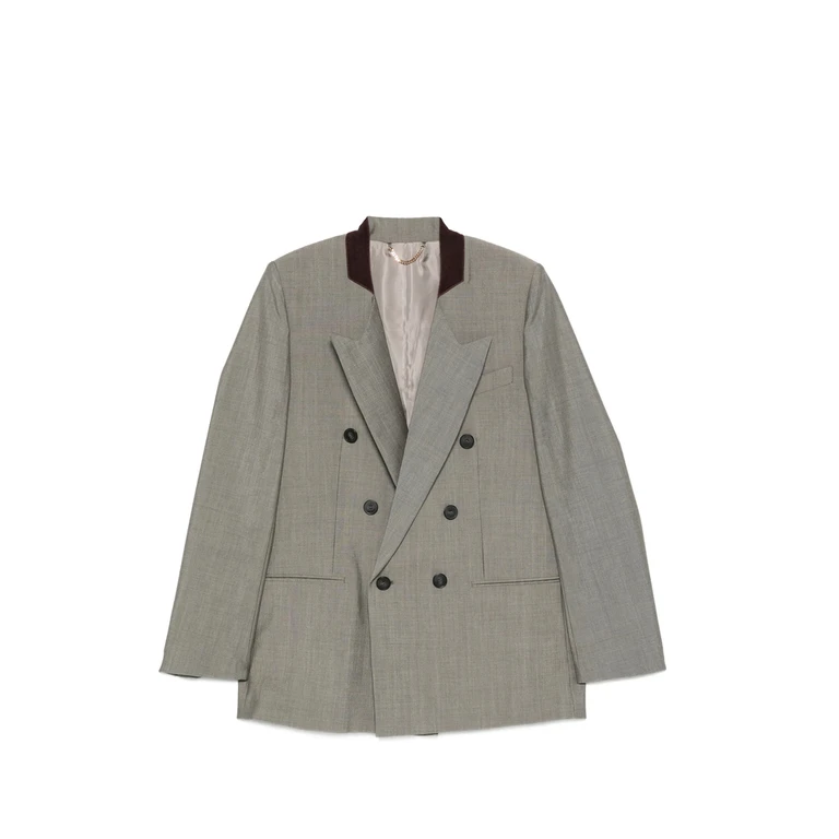 Victoria Beckham Double-breasted Peak-lapels Blazer