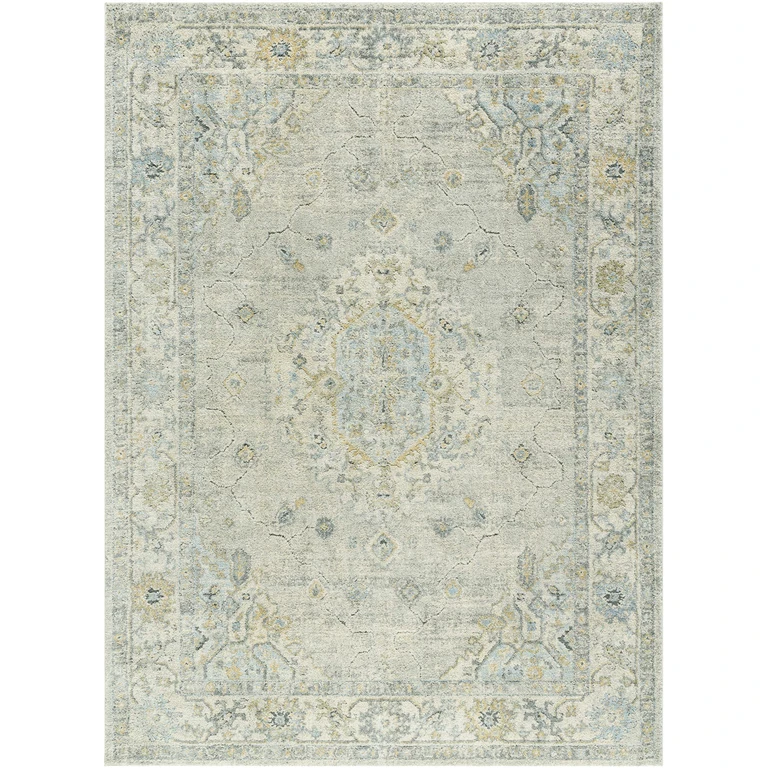 Tyche Light Gray Thick Luxe Area Rug