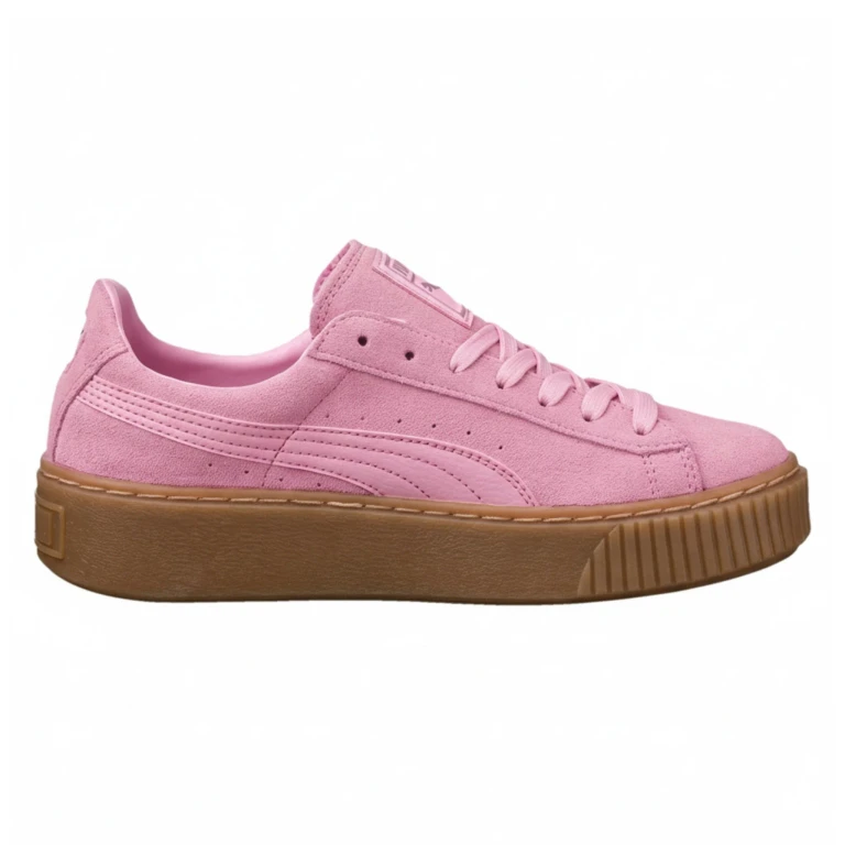 Youth Puma Suede Platform Jr 'Prism Pink' Sneakers