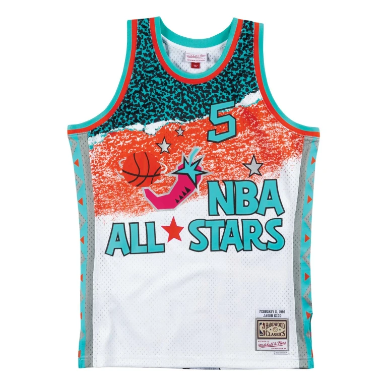 Men's NBA Sublimated Swingman Jersey Allstar West 96 Kidd