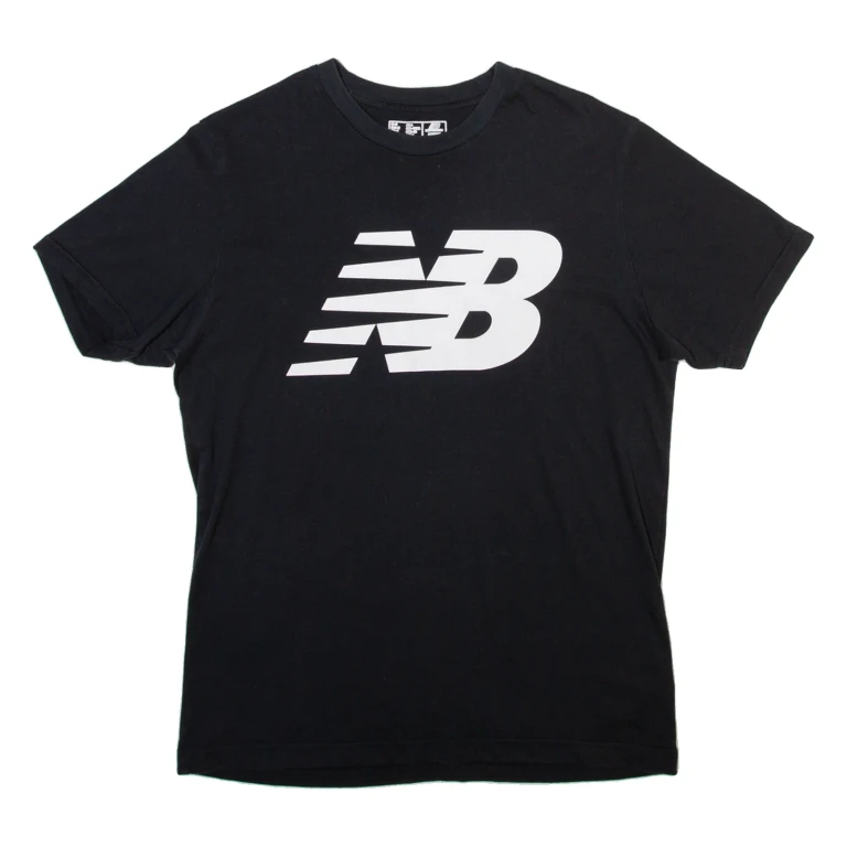 NEW BALANCE Mens T-Shirt Black M
