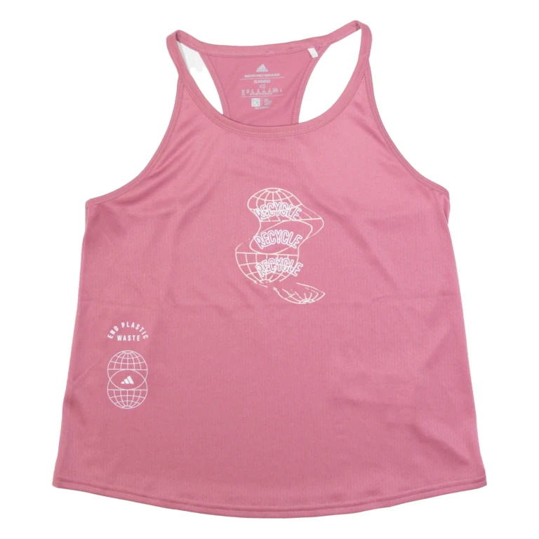 ADIDAS RUNNING Womens Vest Pink Sleeveless XS
