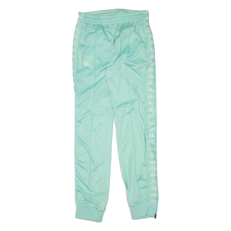KAPPA Mens Joggers Green Tapered S W26 L30