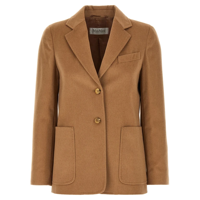 Max Mara Beige Wool Blazer Clothing - Women