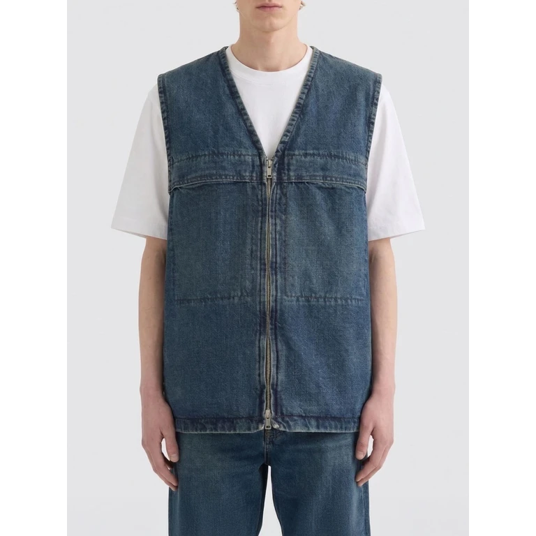Suit Vest Men color Petroleum Blue (J47FB0119J46668019)