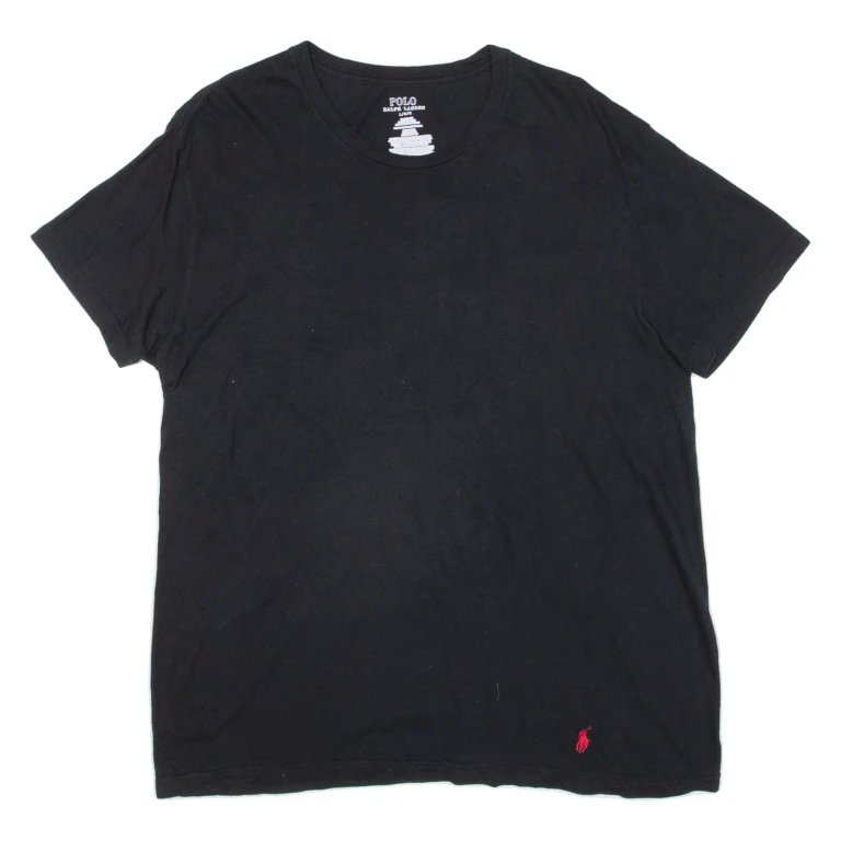 POLO RALPH LAUREN Mens T-Shirt Black L