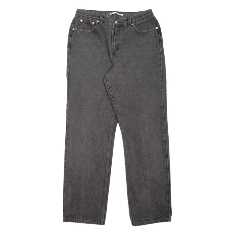 TOMMY HILFIGER Womens Jeans Grey Regular Straight W31 L33