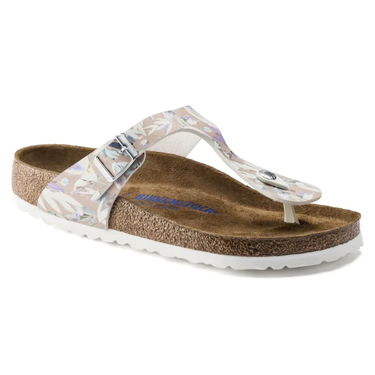 Gizeh Soft Footbed Birko-Flor Floral Fades Crystal Rose