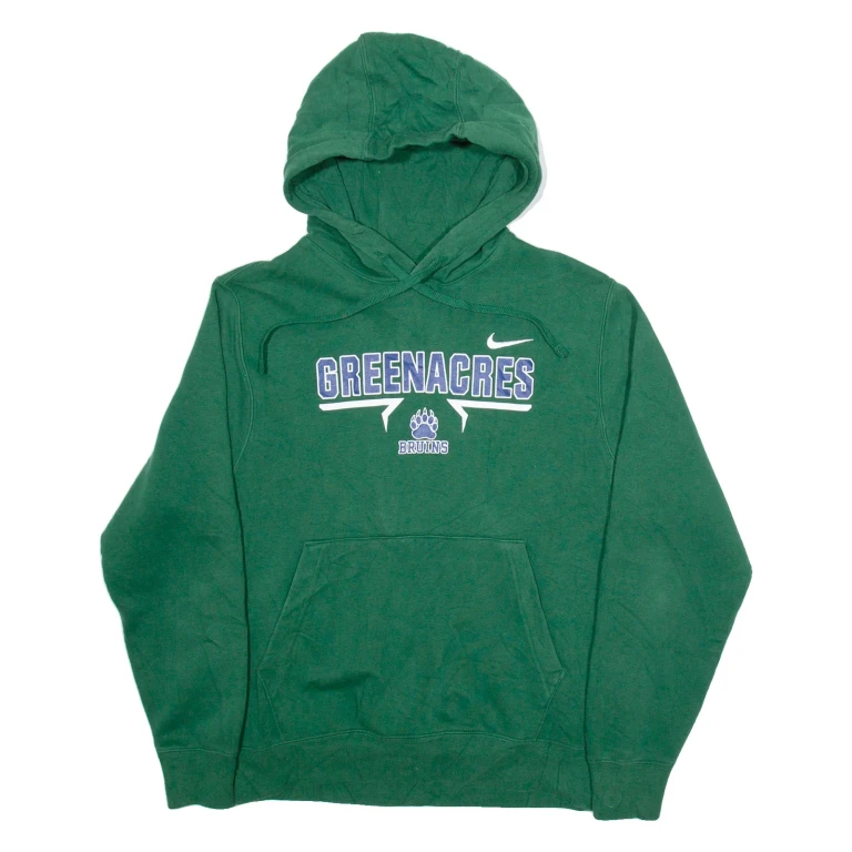 NIKE Greenacres Bruins Mens Green Hoodie USA S