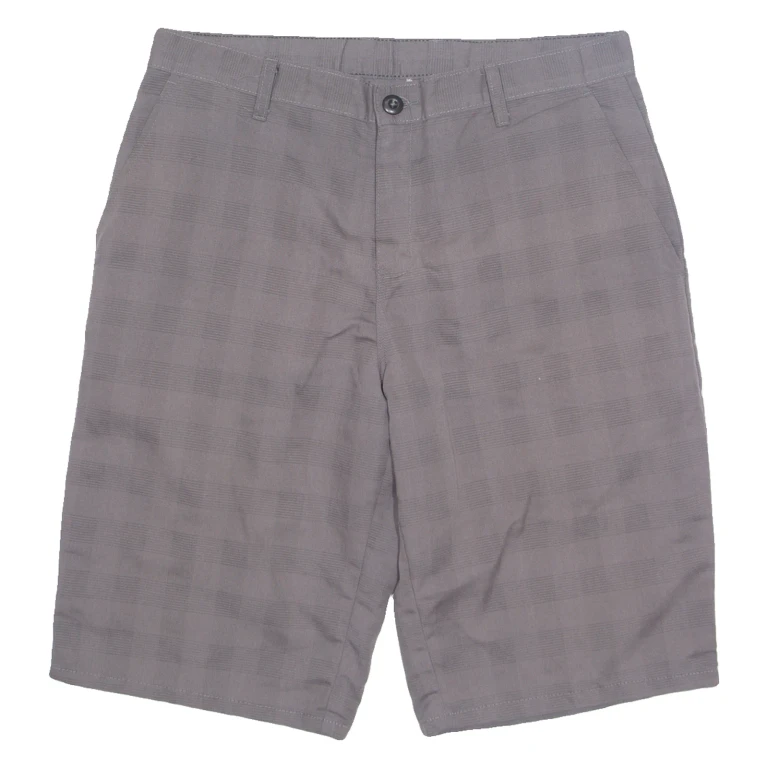 DICKIES Mens Chino Shorts Grey Check M W34