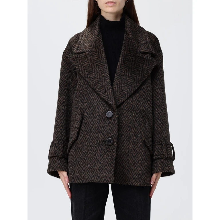 Coat Woman color Blue (DJ716FFH423DXXX737)