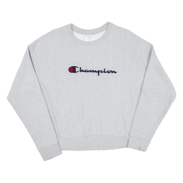 CHAMPION REVERSE WEAVE Womens Sweatshirt Grey L