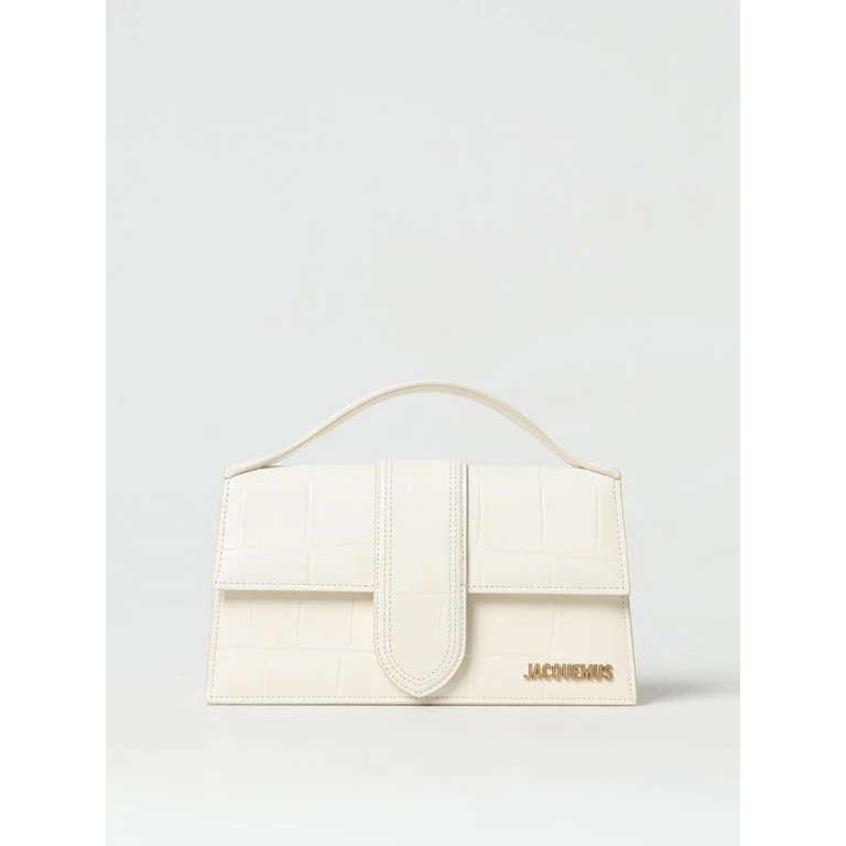 Jacquemus Ivory Cocco Le Grand Bambino Handbag White Bag - Women