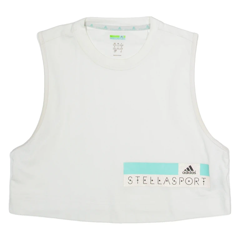 ADIDAS Stellasport 8-10 Womens Vest White Sleeveless S
