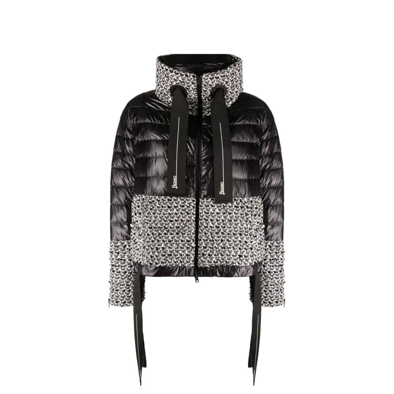 Black Polyamide Full-Length Jacket Clothing - Women