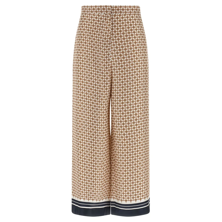 Max Mara Blue Silk Pants - Women