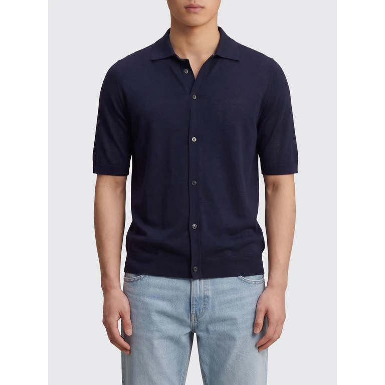 Polo Shirt Men color Blue (B2H00218C2313777)