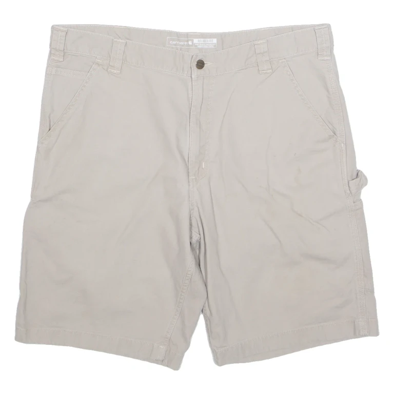 CARHARTT Carpenter Mens Workwear Shorts Beige XL W38