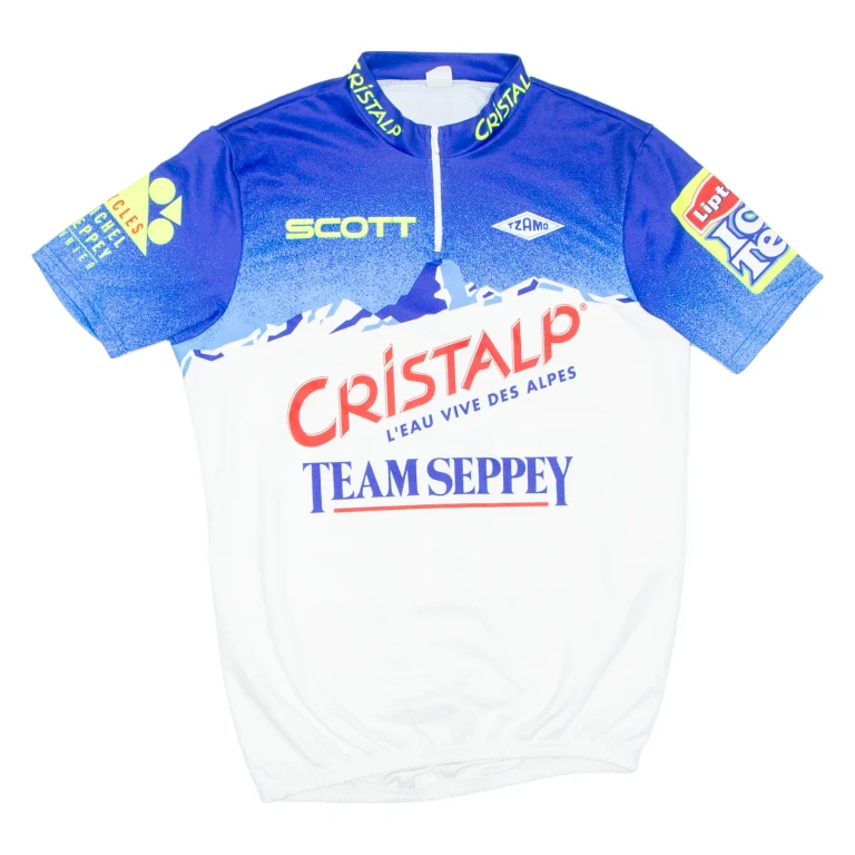 Cycling Mens Jersey Blue 1/4 Zip XL