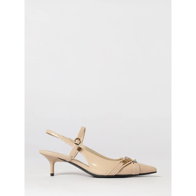 Patent Leather Slingback Court Shoes with Studs and Medium Heel (SD0489E002Q61)
