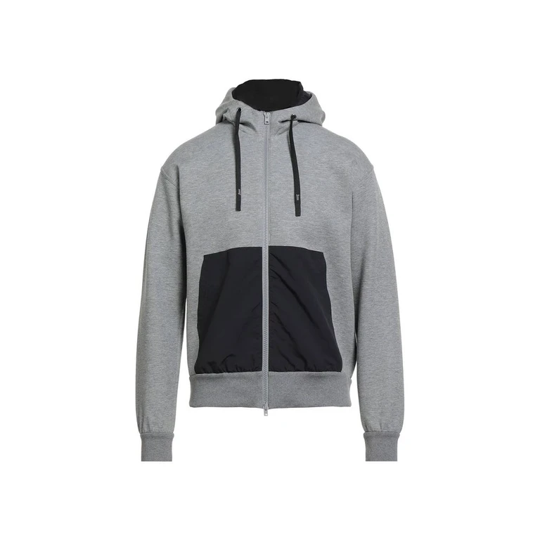 Gray Cotton Sweatshirt Clothing - Men