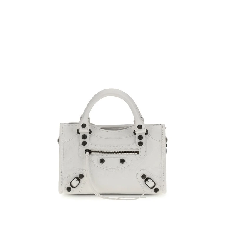 Balenciaga White Lamb Ovis Aries Handbag Bag - Women