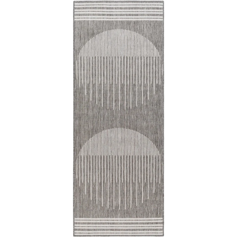 Aviya Gray Outdoor Area Rug - Clearance