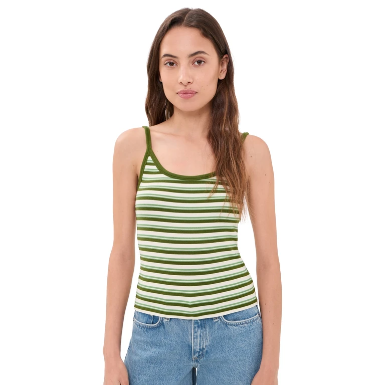 Joe's Jeans The Cami Fern/Pesto Stripe M
