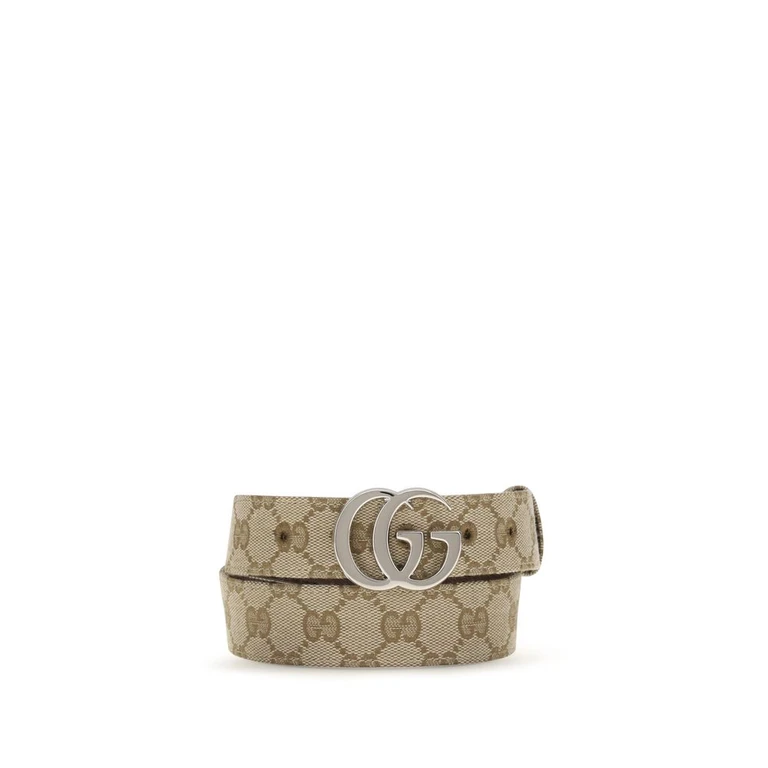 Gucci Beige Fabric Regular Belt - Women