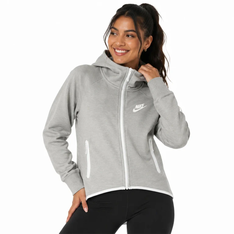 Sportswear Tech Fleece Cape Women Hoodie Dark Grey Heather/Matte Silver-White