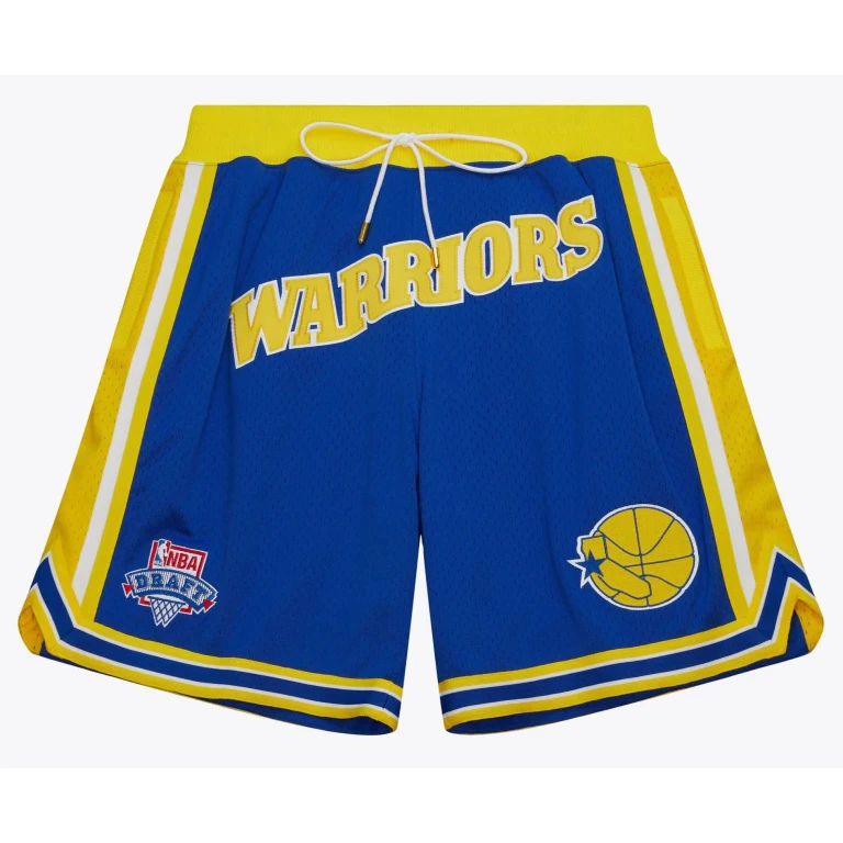 Men's NBA Just Don Hardwood Classics Shorts Warriors 1993