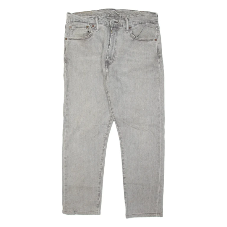 LEVI'S 512 Jeans Mens Grey Slim Tapered W33 L26