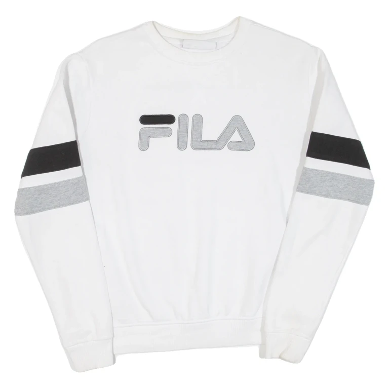 FILA Mens Sweatshirt White S