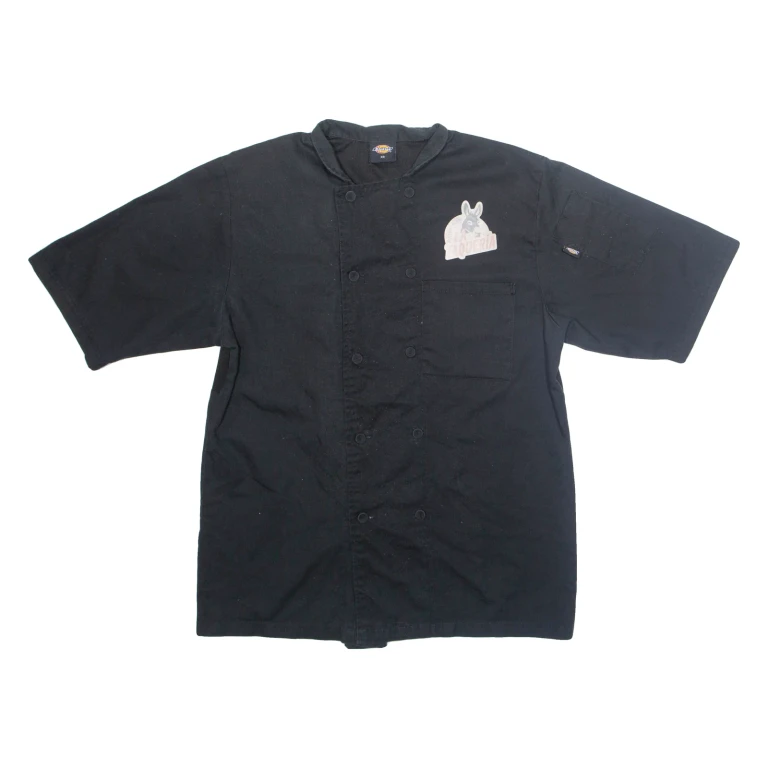 DICKIES Mens Worker Shirt Black XS