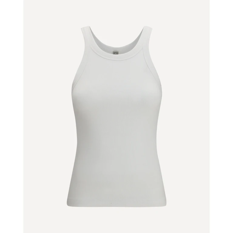 TOTEME Ribbed Cotton Tank Top Female M