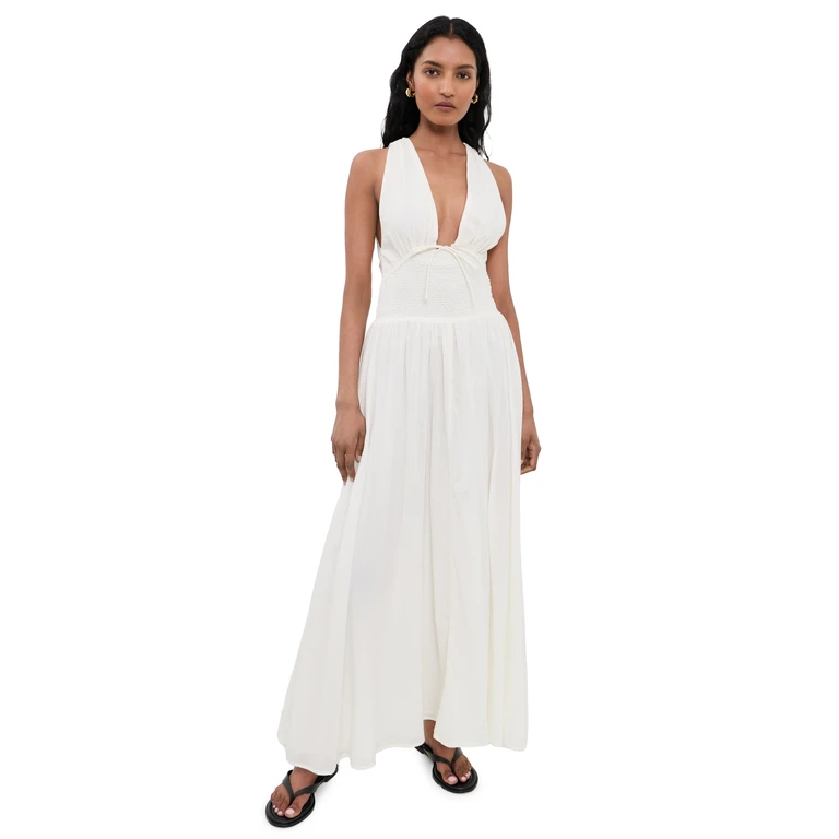 LSPACE Emmaline Maxi Dress Cream XS