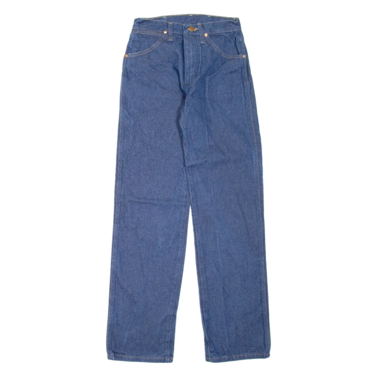 WRANGLER Womens Jeans Blue Regular Straight W24 L32