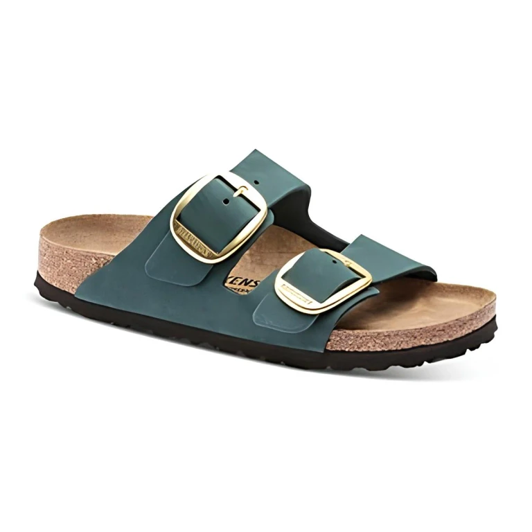 Arizona Big Buckle Nubuck Leather Dark Teal