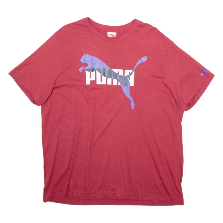 PUMA Mens T-Shirt Red XL