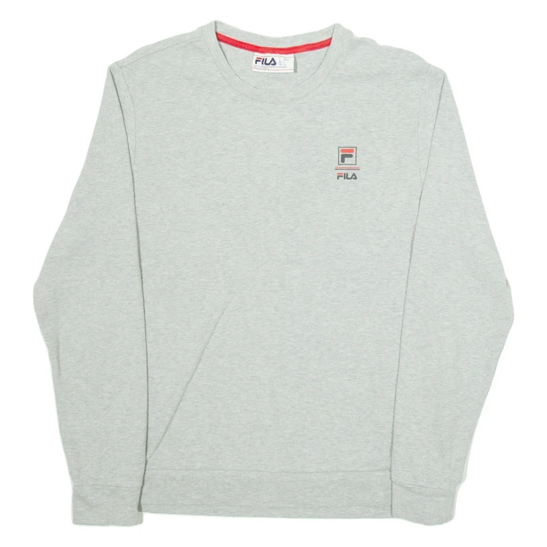 FILA Mens Sweatshirt Grey S