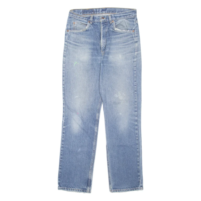 LEVI'S Womens Jeans Blue Regular Straight W30 L31