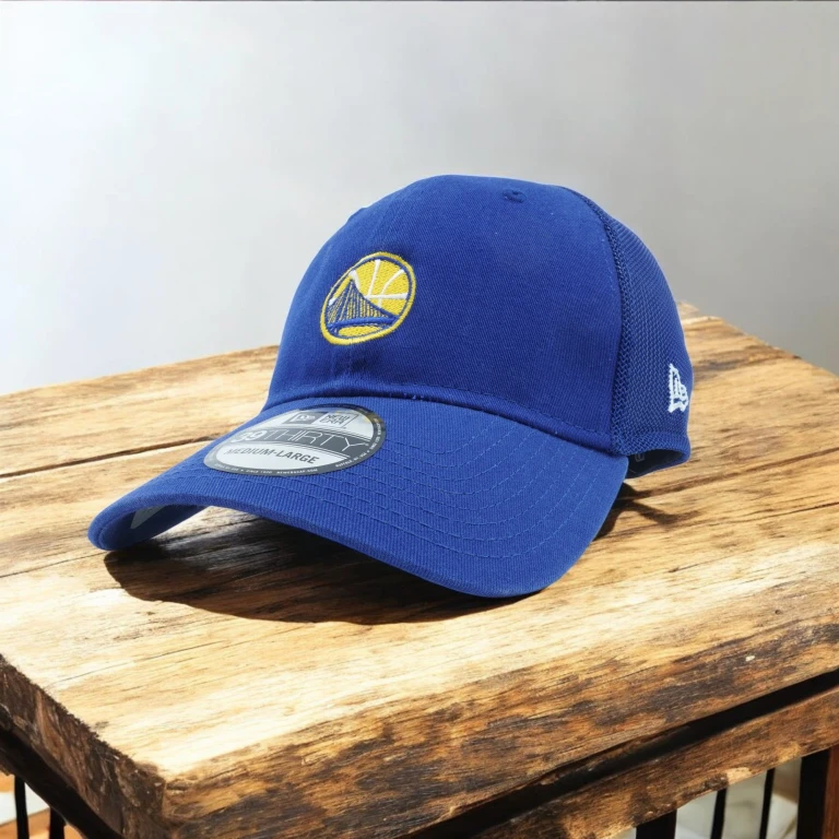 Men's NBA Gs Warriors 3950 Team Precision Fitted Blue