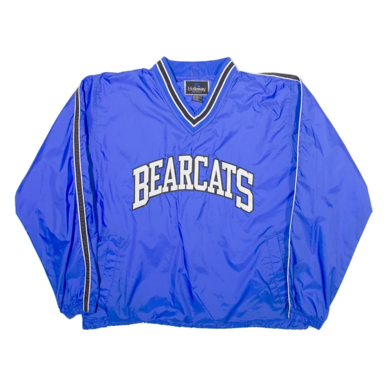 HOLLOWAY Bearcats Mens Sweatshirt Blue V-Neck M