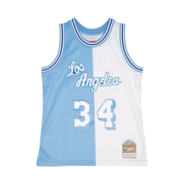 NBA Split Swingman Jersey La Lakers 1996 Shaquille O'Neal Jerseys