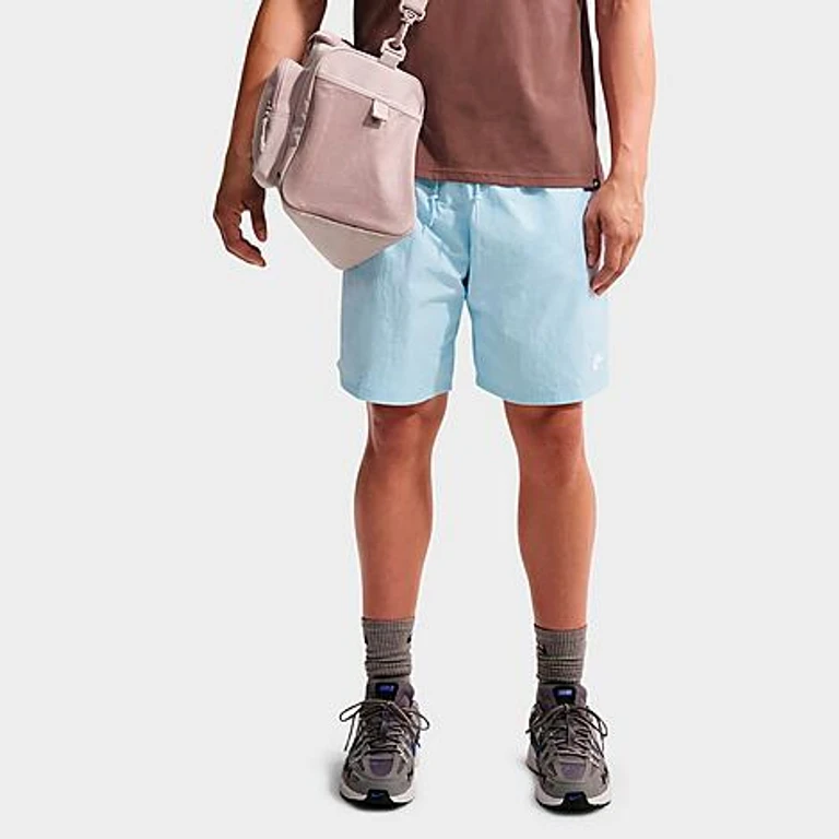 Nike Men's Sportswear Club Sport Shorts in Hydrogen Blue/White Size: XS