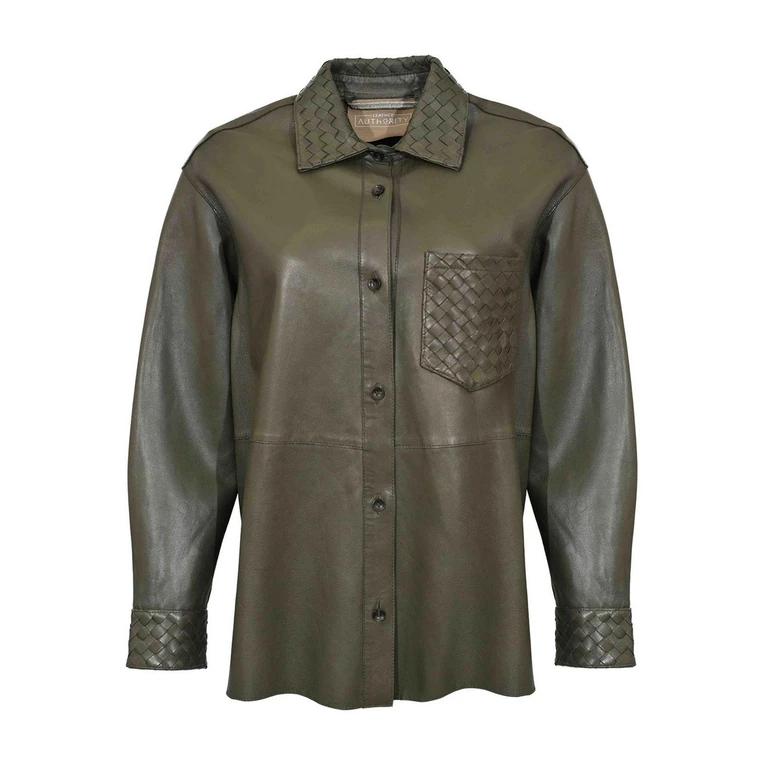 Blouson En Cuir - Multicolore (ESSAOUIRAWEAVED370)