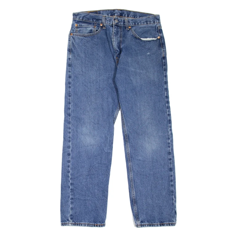 LEVI'S 505 Jeans Mens Blue Regular Straight W31 L23