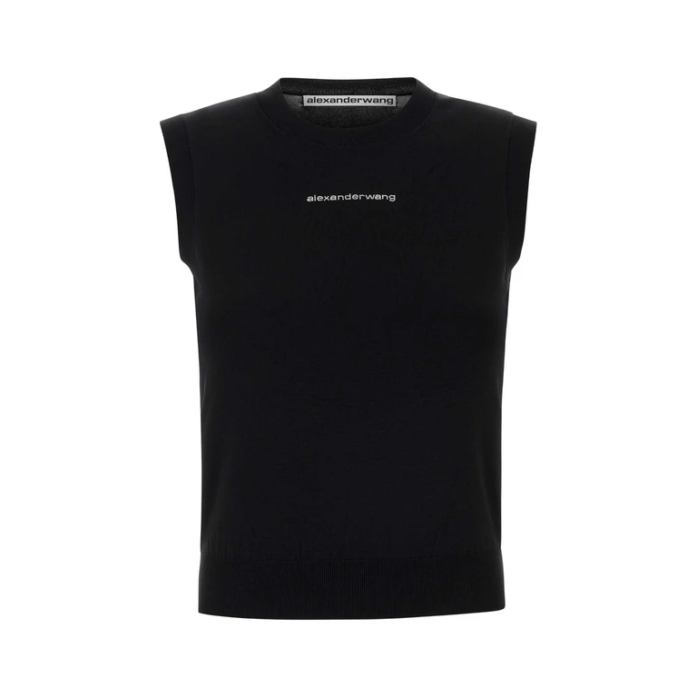 Alexander Wang Black Knit Vest Maglieria - Women